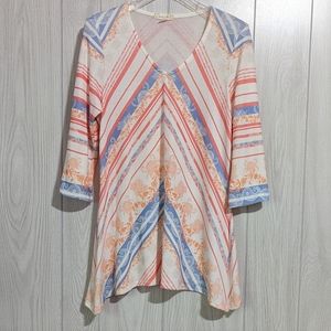 NURTURE M Top Sharkbite Hem  SOFT COLORFUL